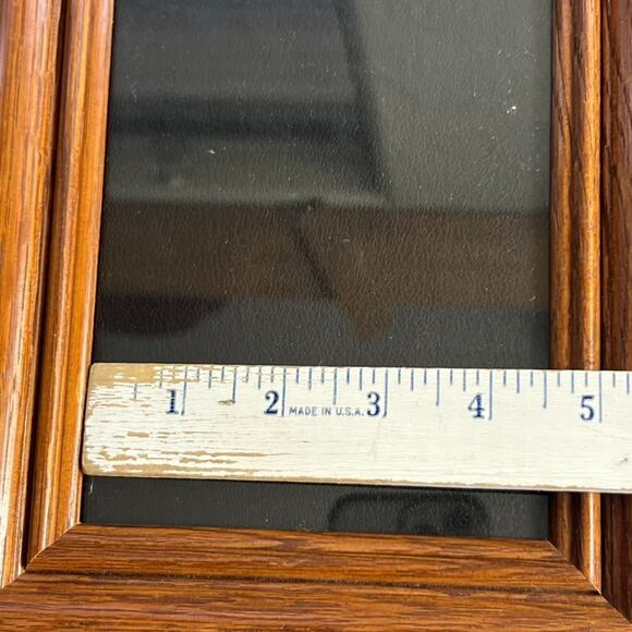 Vintage Dark Wood Grain Picture Frame Fits 4.5 x 6.5 Photos - Picture 5 of 8